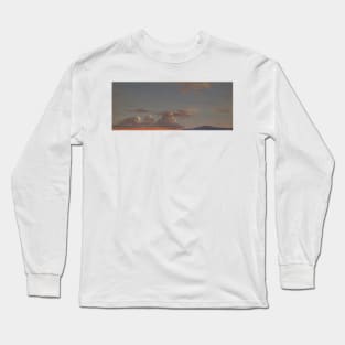 Maine Sky Study by Frederic Edwin Church Long Sleeve T-Shirt